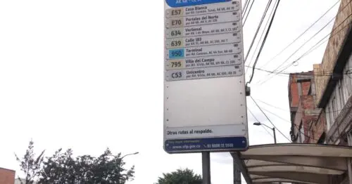 PARADERO SITP COLEGIO NICOLAS ESGUERRA  101B07